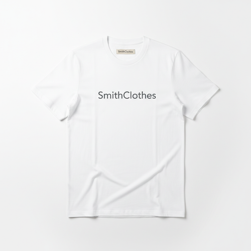 SmithClothes Classic Tee flat lay on white background