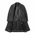 SmithClothes Luxury Wool Overcoat flat lay on white background