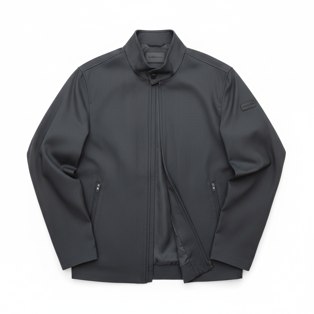 SmithClothes Signature Jacket flat lay on white background